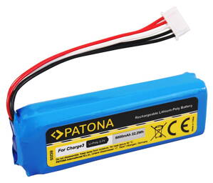 PATONA baterie pro reproduktor JBL Charge 3 6000mAh 3,7V Li-Pol GSP1029102A