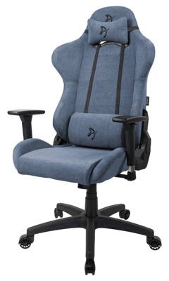 AROZZI herné kreslo TORRETTA Soft Fabric/ látkový povrch/ modrá