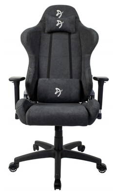 AROZZI herné kreslo TORRETTA Soft Fabric/ látkový povrch/ tmavo šedá