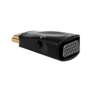 PremiumCord konvertor HDMI na VGA + audio/ černý