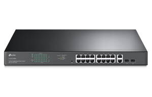 TP-Link TL-SG1218MPE / easy smart switch 16x 10/100 / 1000Mbps + 2x SFP / IGMP, QoS, VLAN / desktop