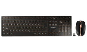 CHERRY set klávesnice a myši DW 9000 slim EU layout černá