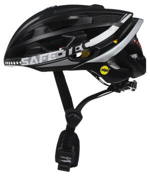 SAFE-TEC Chytrá Bluetooth helma/ TYR3 Black-silver L