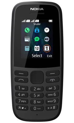 Nokia 105 DS 2019   1,77"/ DualSIM/ černá