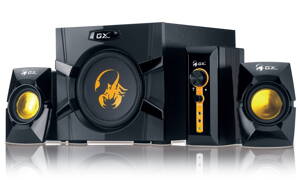 GENIUS repro GX GAMING SW-G2.1 3000 Ver.II/ 2.1/ 80W/ Černé