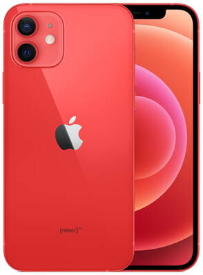 Apple iPhone 12 64GB (PRODUCT)RED   6,1" OLED/ 5G/ LTE/ IP68/ iOS 14