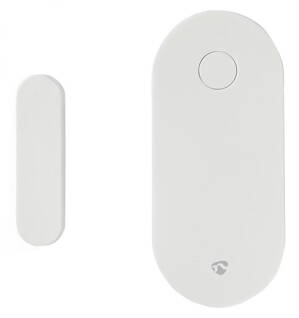 NEDIS šikovný dverové alebo okenné snímač / Android & iOS / Zigbee / SmartLife / batérie CR2032 súčasťou balenia / biely