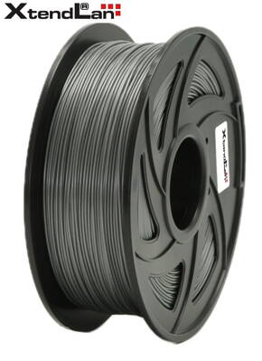XtendLAN PLA filament 1,75mm strieborný 1kg