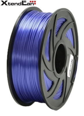XtendLAN PLA filament 1,75mm priehľadný fialový 1kg