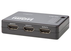 NEDIS HDMI přepínač/ 5x HDMI vstup/ 1x HDMI výstup/ 1080p/ ABS/ antracit/ box
