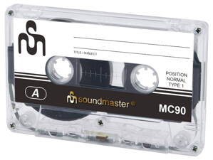 Soundmaster audiokazeta MC90/ 90min/ 5-ti pack