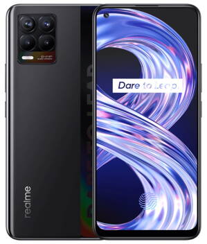 Realme 8 - Cyber Black   6,4" AMOLED/ DualSIM/ 64GB/ 4GB RAM/ LTE/ Android 11