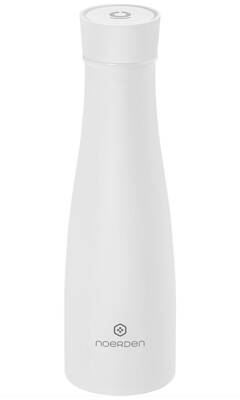 NOERDEN chytrá láhev LIZ480 White/ objem 480 ml/ UV/ připomenutí hydratace/ provoz 30 dní/ USB/ ocel/ bílá/ CZ app