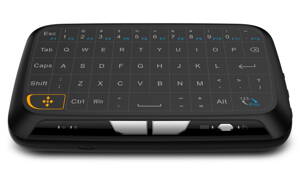 XtendLan bezdrátový dálkový ovladač H18/ vestavěná klávesnice/ kompatibilní s Android/ W10/ Linux/ černý