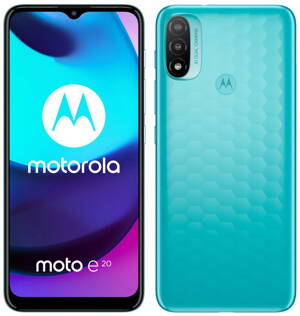 Motorola Moto E20 - Aquarius   6,5" / Dual SIM/ 2GB/ 32GB/ LTE/ Android 11