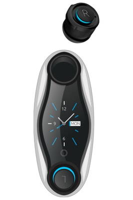 HELMER chytré hodinky se sluchátky TWS 900/ dotykový display/ notifikace/ BT 5.0/ odhad krevního tlaku/ handsfree/ CZapp