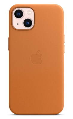 Apple iPhone 13 Leather Case with MagSafe - Golden Brown