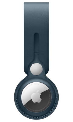 Apple AirTag Leather Loop - Baltic Blue
