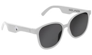 HELMER smart polarizačné okuliare SG 11/ polarizačné/ dotykové/ UV 400/ Bluetooth/ repro/ sluchátka/ mikrofón/ biele