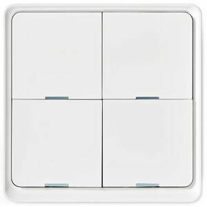 NEDIS Smart nástenný vypínač/ Zigbee 3.0/ nástenný držiak/ biely