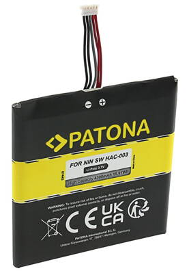 PATONA baterie pro herní konzoli Nintendo Switch HAC-003 4300mAh Li-Pol 3,7V