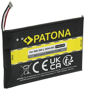 PATONA baterie pro herní konzoli Nintendo Switch Lite HDH-003 3500mAh Li-Pol 3,8V