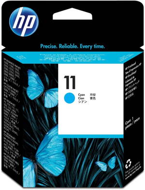 HP (11) C4811A - tisk. hlava azurová, DSJ 500,800,BI 22xx originál