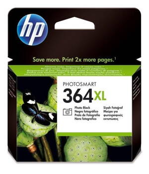 HP (364XL) - černá foto inkoustová kazeta, CB322EE originál
