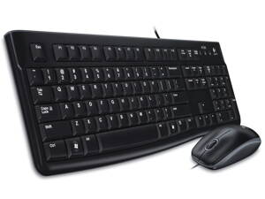 Logitech set MK120/ Drôtová klávesnica + myš/ USB/ CZ/SK/ čierný