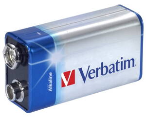 VERBATIM alkalická baterie 9V (6LR61)/ blistr 1ks