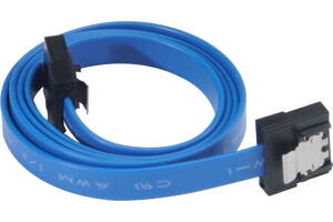 AKASA kabel 7pin SATA III na 7pin SATA III / AK-CBSA05-50BL / modrý / 50cm