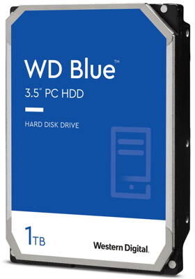 WD HDD BLUE 1TB / WD10EZEX / SATA 6Gb/s / Interní 3,5" / 7200rpm / 64MB