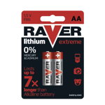 GP lithiová baterie 1,5V RAVER AA (R6) Extreme 2ks blistr