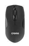 CRONO myš CM644/ optická/ bezdrátová 2.4GHz/ 1000 dpi/ USB/ černá