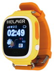 HELMER dětské hodinky LK 703 s GPS lokátorem/ dotykový display/ micro SIM/ IP54/ kompatibilní s Android a iOS/ žluté