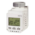 ELEKTROBOCK Digitálna termostatická hlavica HD13 - prog. tichý chod / 8 časových zmien v každom dni