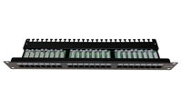 XtendLan Patch panel 19", 24 portů, C5E, vyvazovací úchytky, 2xAu