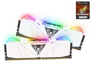 PATRIOT Viper RGB 16GB DDR4 White 3200 MHz / DIMM / CL16 / Heat shield / KIT 2x 8GB