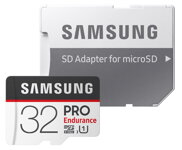 Samsung Micro SDHC karta 32GB PRO endurance + SD adaptér