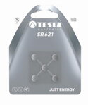 TESLA SILVER Oxide baterie SR621, blister, 5 ks