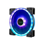 AKASA LED ventilátor Vegas TL / AK-FN102 / 140mm / 3pin FAN / 4pin RGB LED / RGB LED