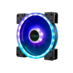 AKASA LED ventilátor Vegas TLY / AK-FN103 / 140mm / 3pin FAN / 3pin RGB LED / RGB LED