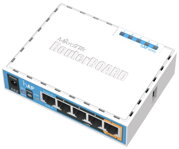 MikroTik RouterBOARD RB951Ui-2nd, Hap, CPU 650MHz, 5x LAN, 2.4Ghz 802.11b / g / n, USB, 1x PoE out, L4