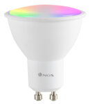 NGS Wi-Fi múdra LED žiarovka / 5W / GU10 / 460L / 2100K- 6500K & RGB full color
