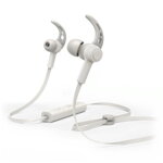 HAMA headset Connect/ bezdrátová sluchátka + mikrofon/ špuntová/ Bluetooth/ citlivost 96 dB/mW/ krémově bílá