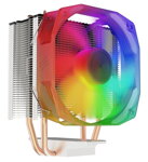 SilentiumPC chladič CPU Spartan 4 EVO ARGB/ ultratichý/ 100mm fan/ 2 heatpipes/ PWM/ pro Intel i AMD