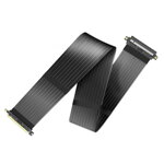 AKASA kabel pro VGA RISER BLACK XL / AK-CBPE01-100B / PCIe 3.0 x16 / 100 cm / černý