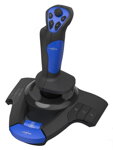 HAMA uRage vibrační joystick Airborne 300/ 12 tlačítek/ USB/ vhodné pro PC/ černo-modrý