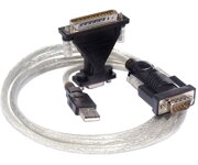 PremiumCord Konvertor USB 2.0 - serial RS232 kabel