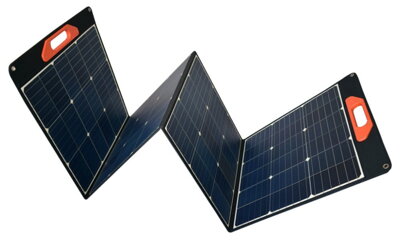 GOOWEI ENERGY Solárny panel skládací SN-ME-SC200W 200W pre nabíjanie NTB DC konektorom, USB A a C porty